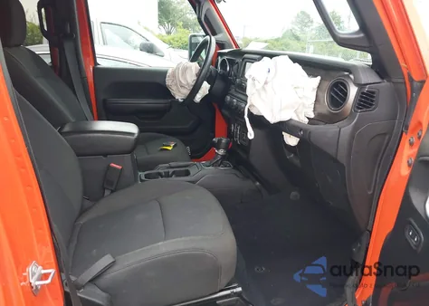 2018 Jeep Wrangler Unlimited Sport S 4X4 из США, поврежденный, VIN 1C4HJXDG1JW278260